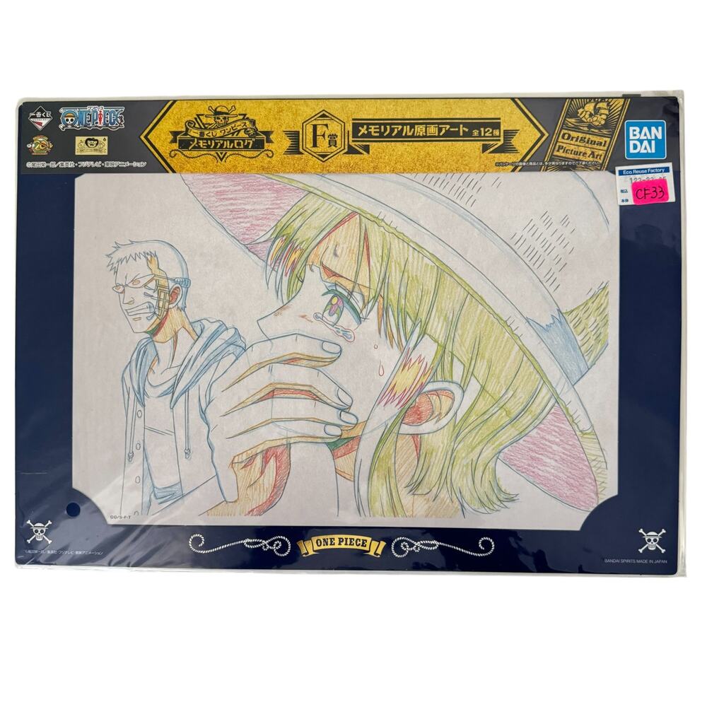 One Piece Ichiban Kuji Prize Visual Art Sheet Clear File Poster